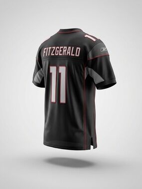 Reebok Arizona Cardinals, Larry Fitzgerald #11 Black Football Jersey #nfl